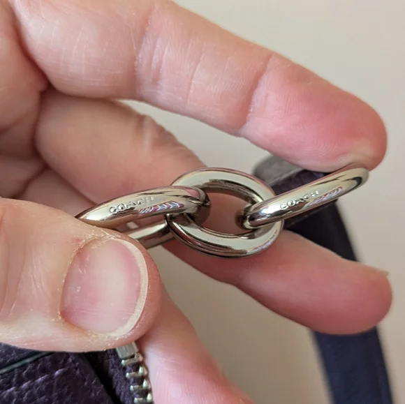 Coach Purple Shoulder Bag - Picture 6 of 16